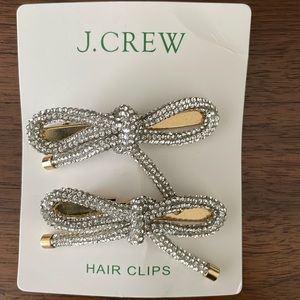 JCrew Embellished Hair Clips